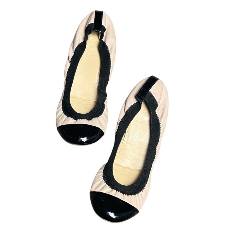 J. Crew Cream and Black Loafers Timeless Elegance
